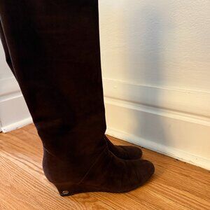 Gucci Interlocking G Logo Suede Boots Women's Size: 7